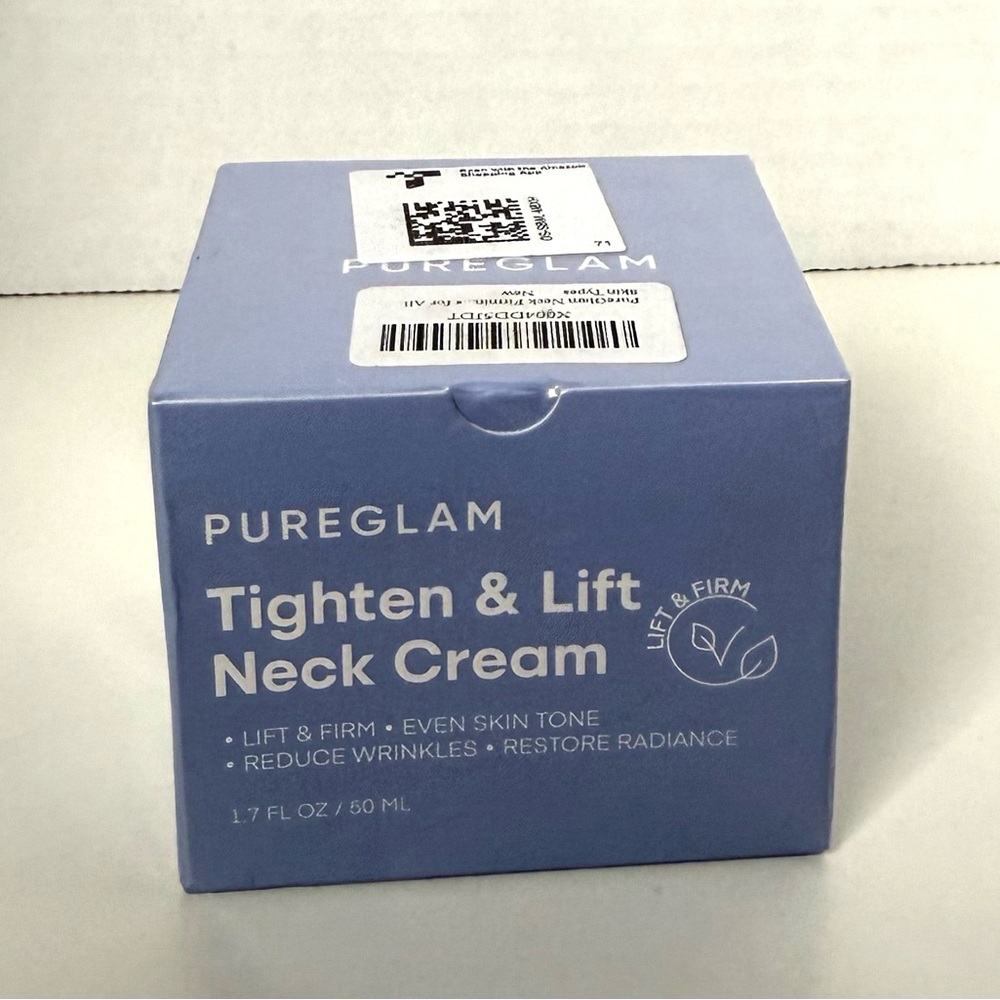 PureGlam Tighten & Lift Neck Cream 1.7 FL OZ / 50 ML Brand New Factory Sealed